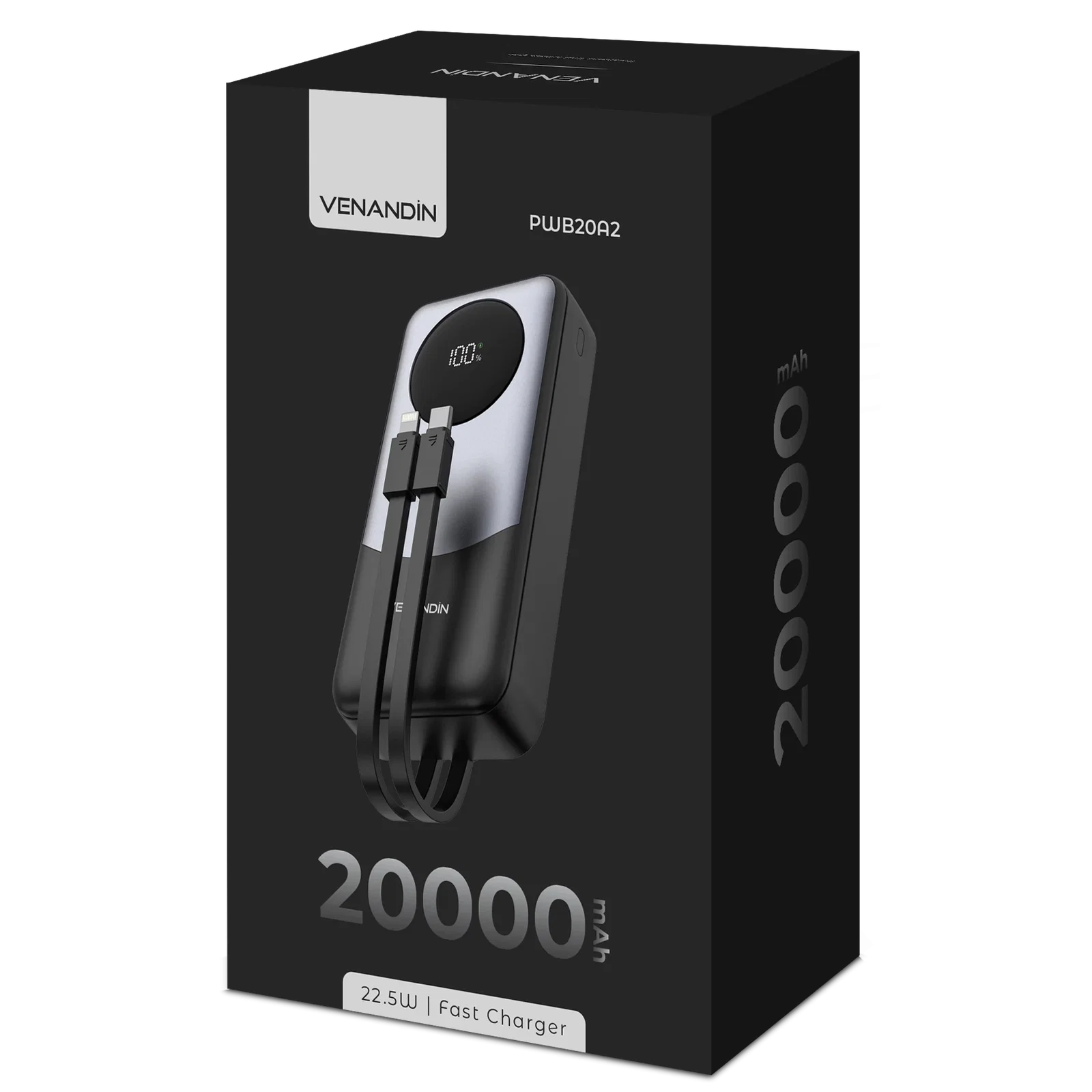 VENANDİN PWB20A2 22,5W 20,000MAH POWERBANK - Görsel 4