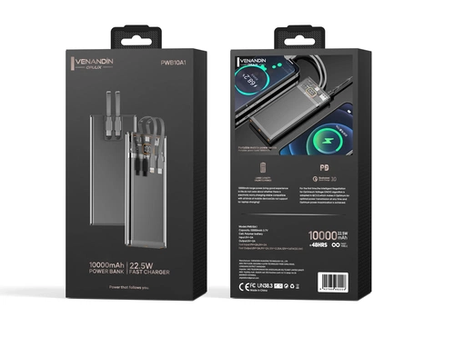 VENANDİN PWB10A1 22,5W 10,000MAH POWERBANK - Görsel 1