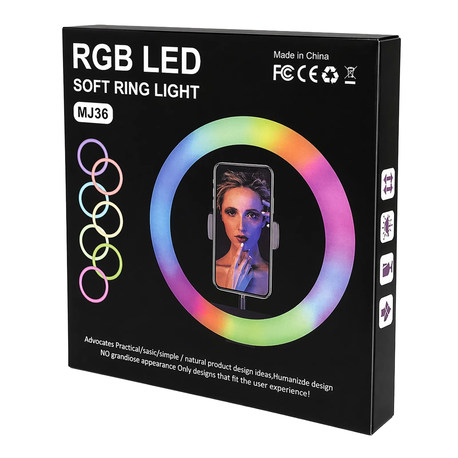 KATJMER MJ36 14inç RGB RİNG LİGHT - Görsel 5