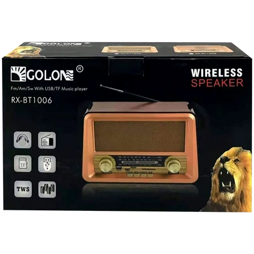 RX-BT1006 NOSTALJİ SPEAKER - Görsel 4