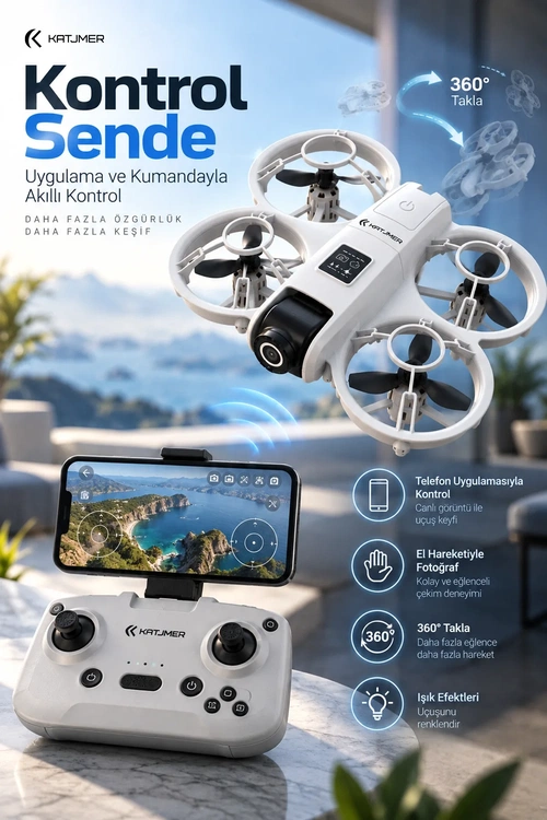 KATJMER S11 NEO MİNİ FLY DRONE - Görsel 4