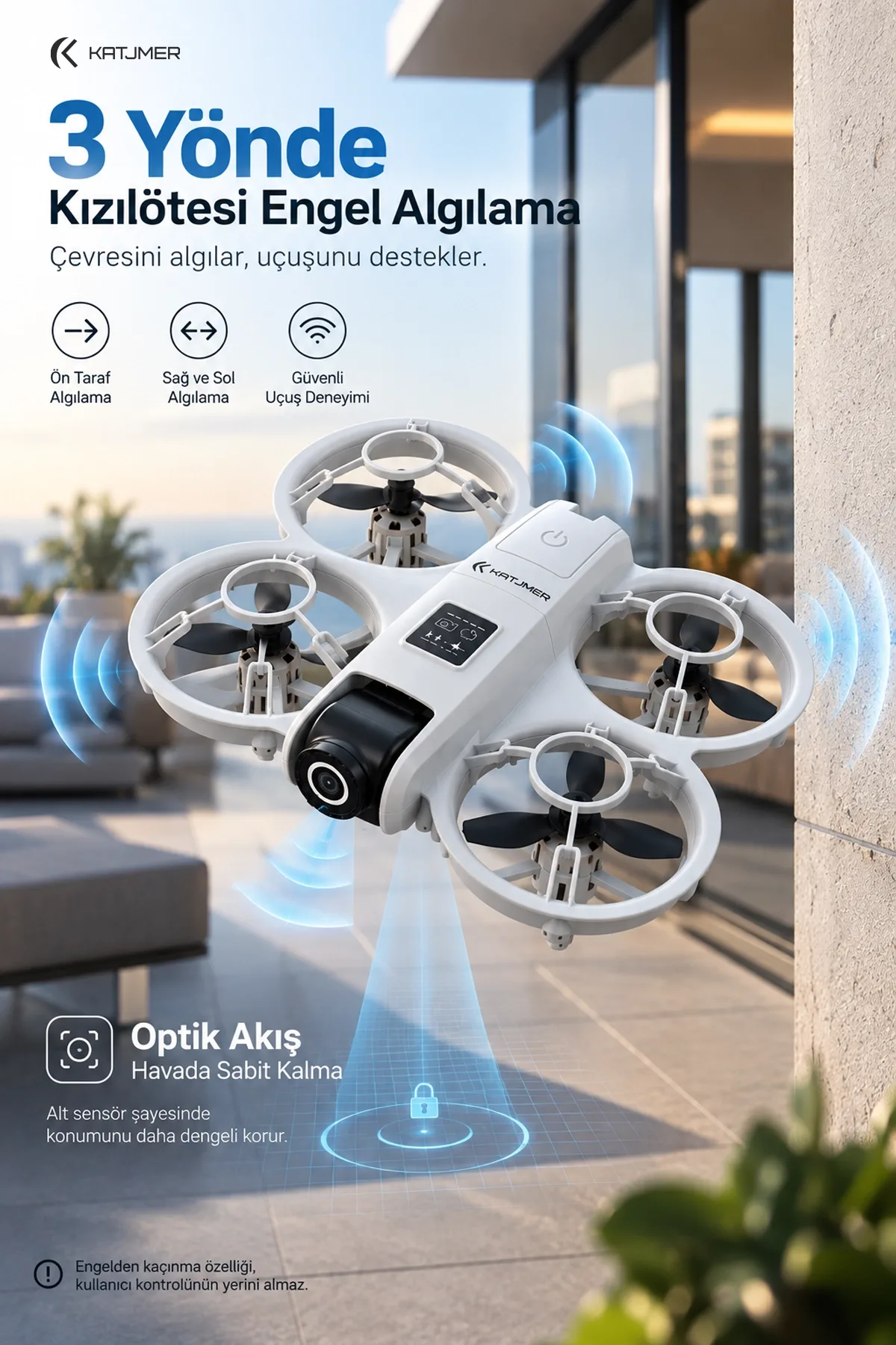 KATJMER S11 NEO MİNİ FLY DRONE - Görsel 3