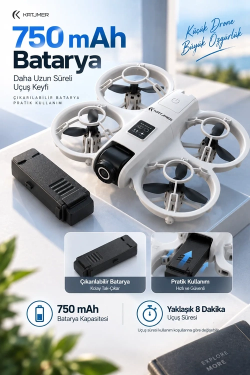 KATJMER S11 NEO MİNİ FLY DRONE - Görsel 5