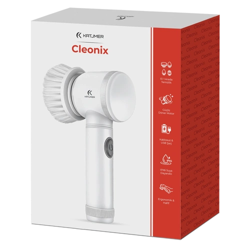 KATJMER KJ/CL-001 Cleonix Elektrikli Temizlik Fırçası - Görsel 5
