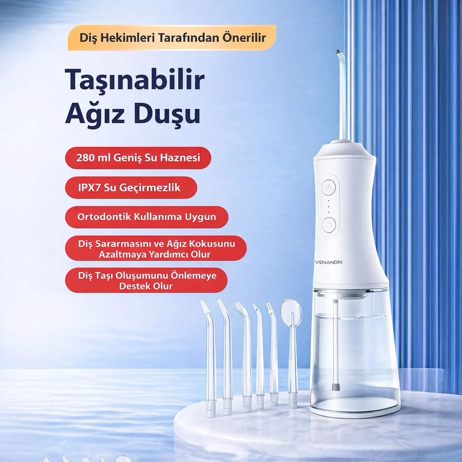 Venandin VN/DF-001 6690 DentFlow DİŞ DUŞU - Görsel 3