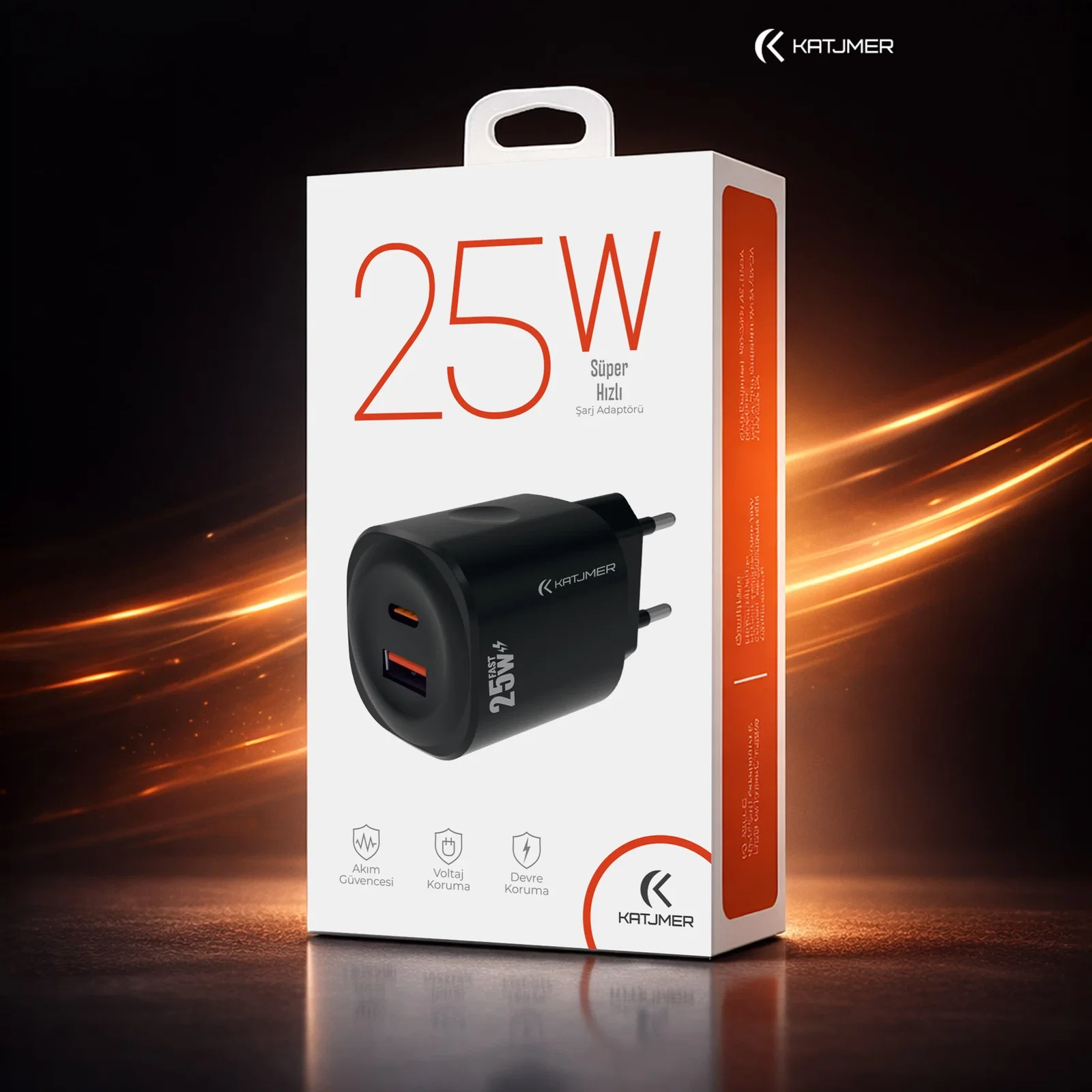 KATJMER KJ-25P-N PD 25W ŞARJ ADAPTÖRÜ - Görsel 3