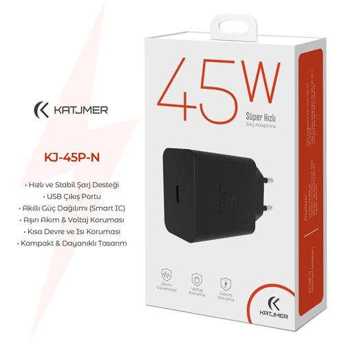 KATJMER KJ-45P-N PD 45W ŞARJ ADAPTÖRÜ - Görsel 2