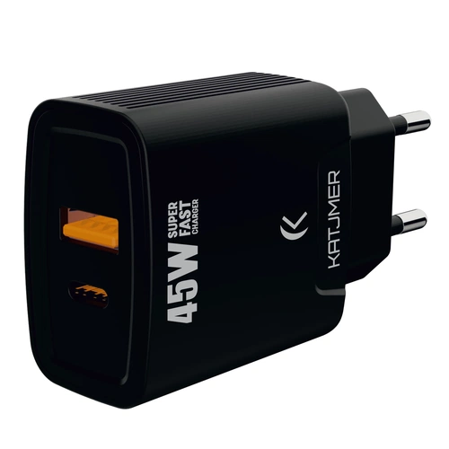 KATJMER KJ-45UP-N USB-PD 45W ŞARJ ADAPTÖRÜ - Görsel 1