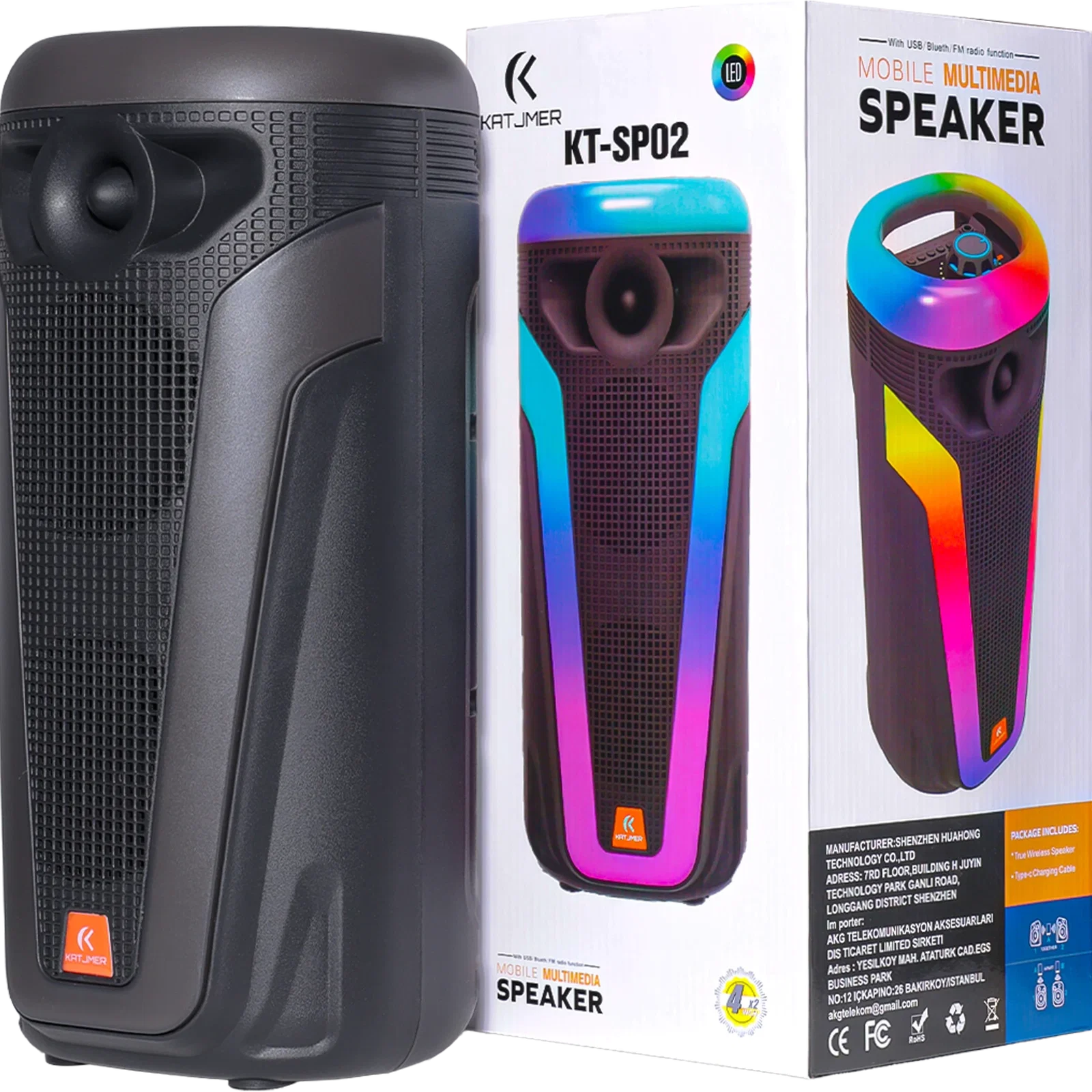 KATJMER KT-SP02 SPEAKER - Görsel 5