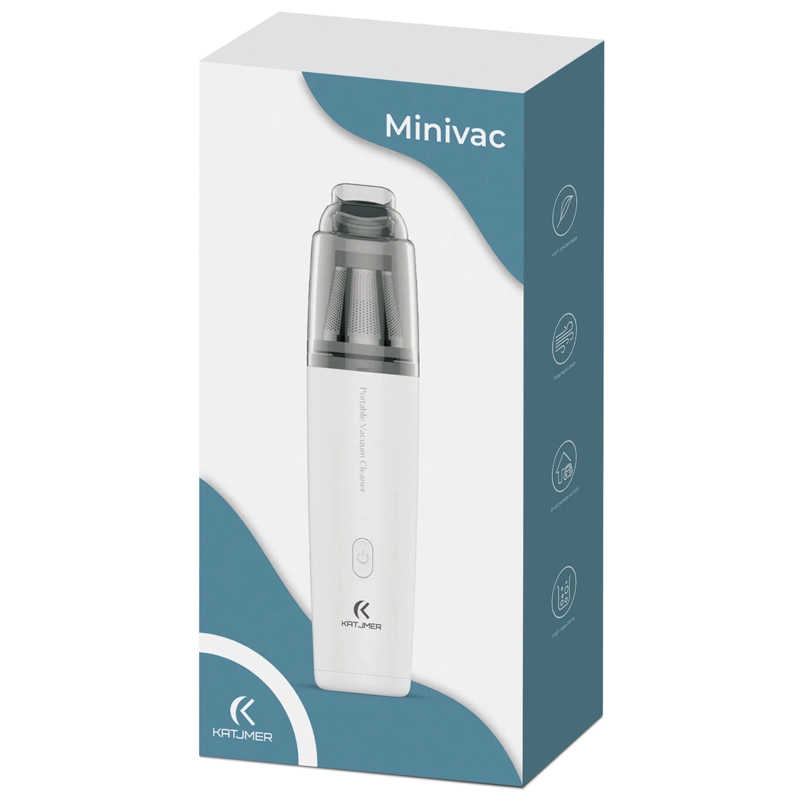 KATJMER VCMV-001 Minivac Taşınabilir Mini Süpürge - Görsel 5