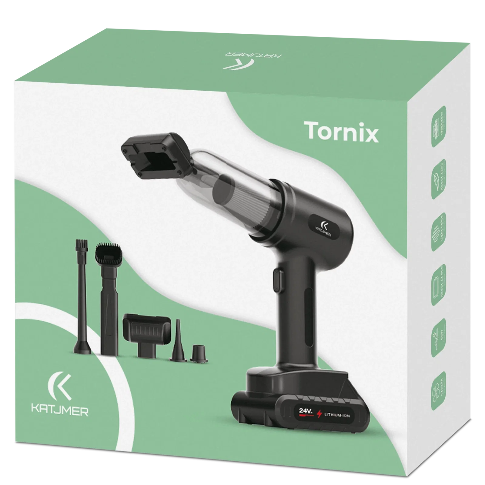 KATJMER VCTRX-001 Tornix Araç Tipi Süpürge - Görsel 5