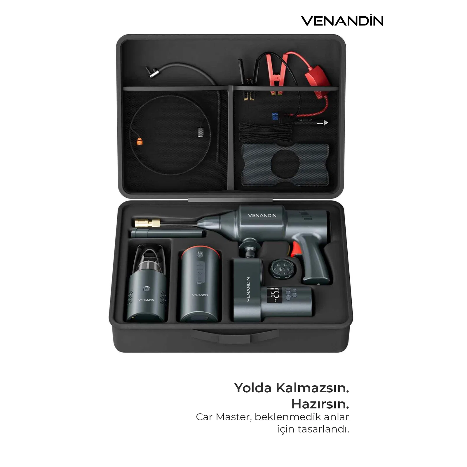 VENANDİN CRMS-001 CarMaster Profesyonel Araç Bakım ve Yardım Seti - Görsel 10