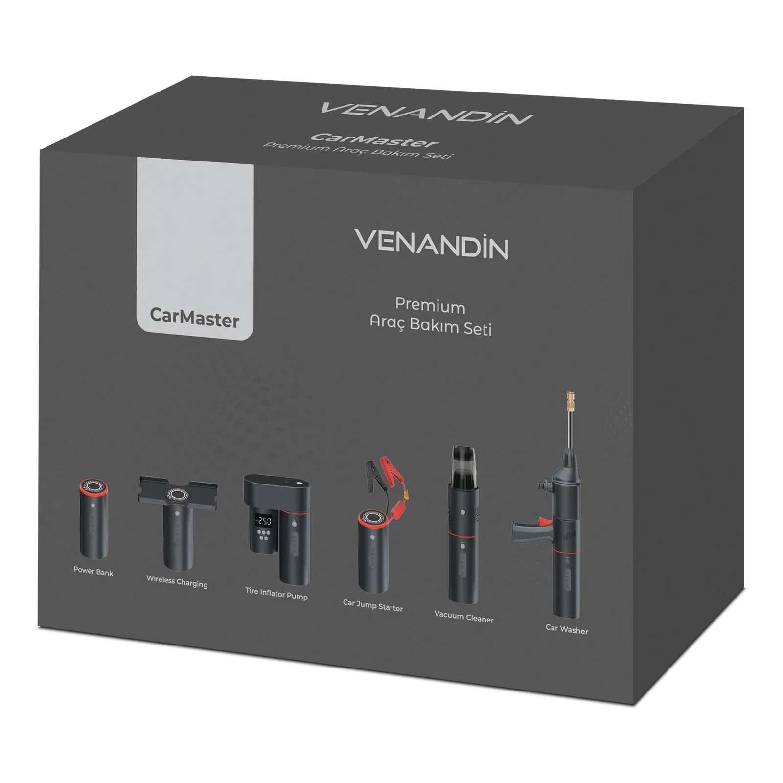 VENANDİN CRMS-001 CarMaster Profesyonel Araç Bakım ve Yardım Seti - Görsel 2