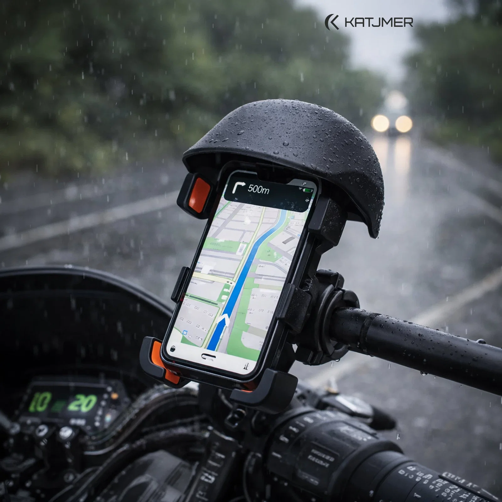 KATJMER NVR-4075 MOTORSİKLET TELEFON TUTUCU - Görsel 3