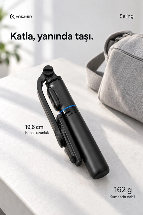 KATJMER CR2032 SELİNG C01 STABLE TRİPOD - Görsel 2