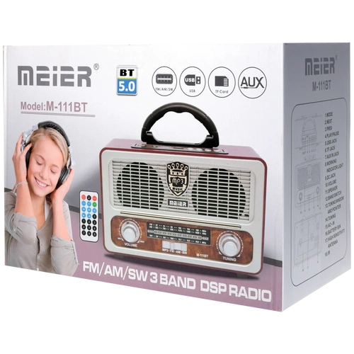 KATJMER M-111BT NOSTALJİ SPEAKER - Görsel 5