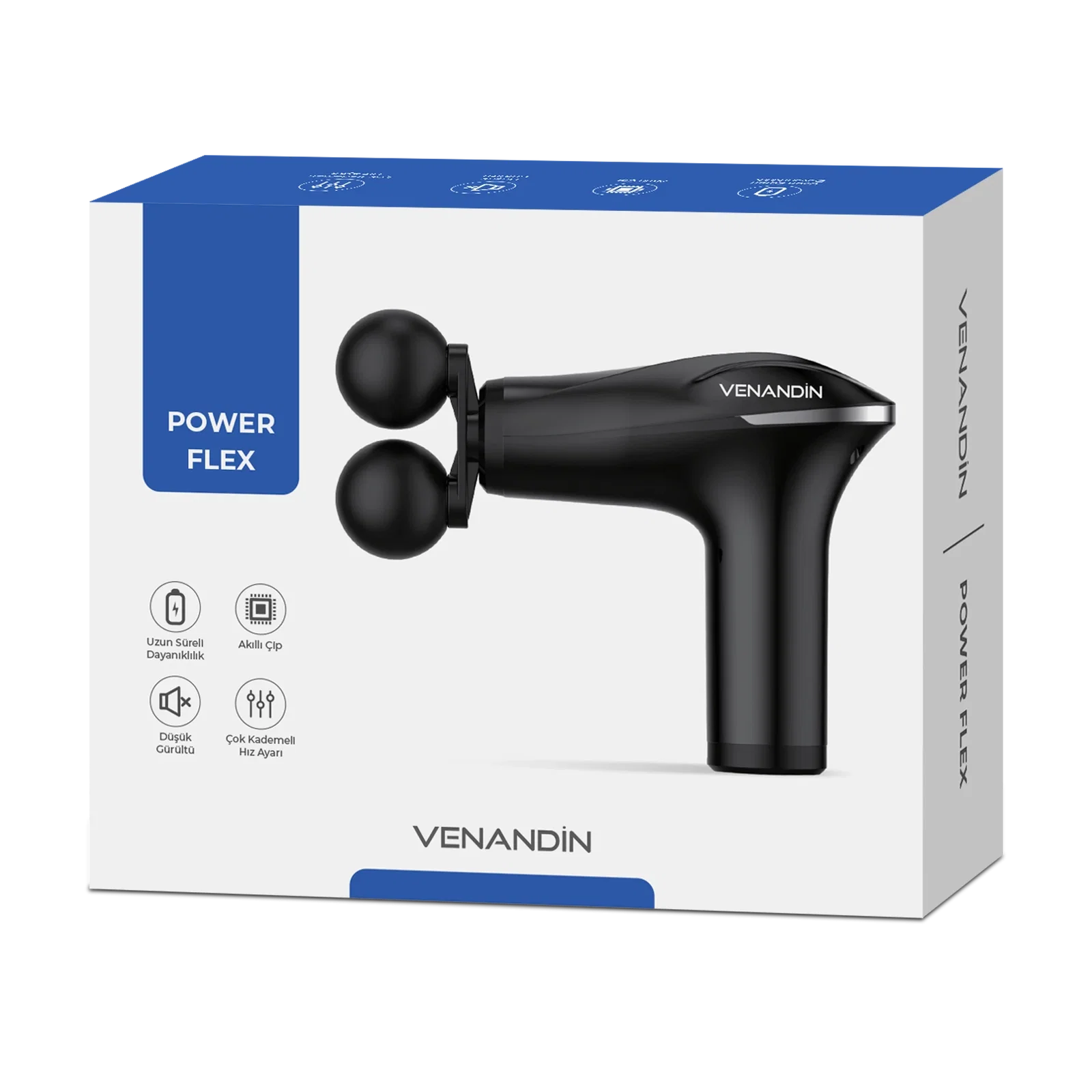 VENANDİN MSPF-001 POWER FLEX HB-011 ÇİFT BAŞLI MASAJ ALETİ B11 - Görsel 5