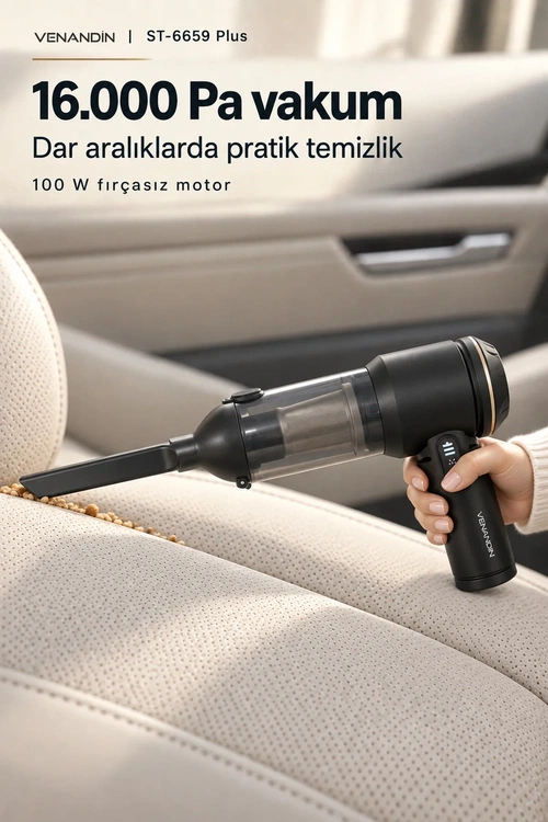 VENANDİN ST-6659 PLUS ARAÇ VAKUMLU SÜPÜRGE - Görsel 3