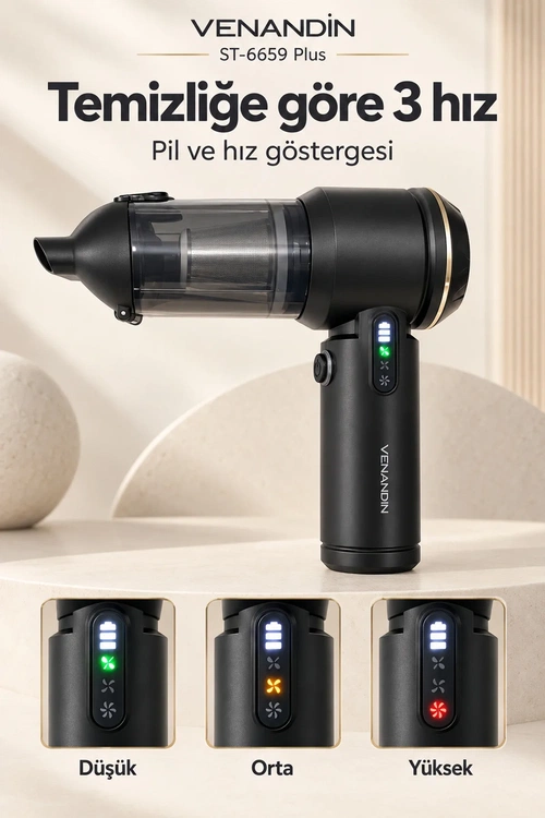 VENANDİN ST-6659 PLUS ARAÇ VAKUMLU SÜPÜRGE - Görsel 6