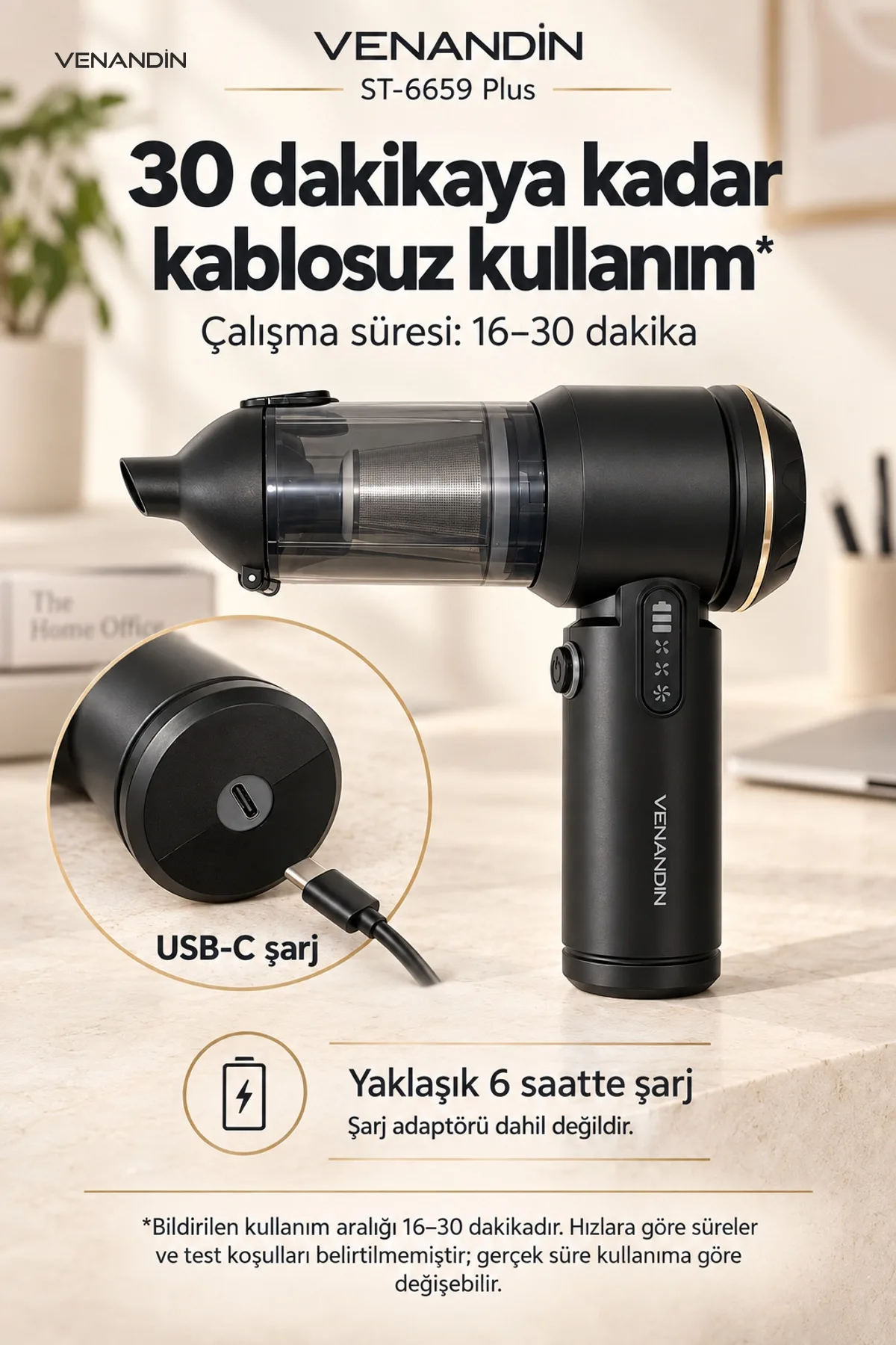 VENANDİN ST-6659 PLUS ARAÇ VAKUMLU SÜPÜRGE - Görsel 5
