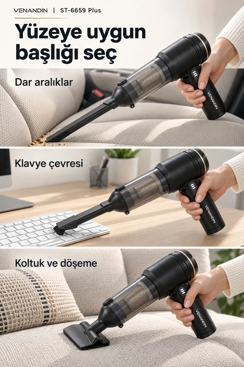 VENANDİN ST-6659 PLUS ARAÇ VAKUMLU SÜPÜRGE - Görsel 8