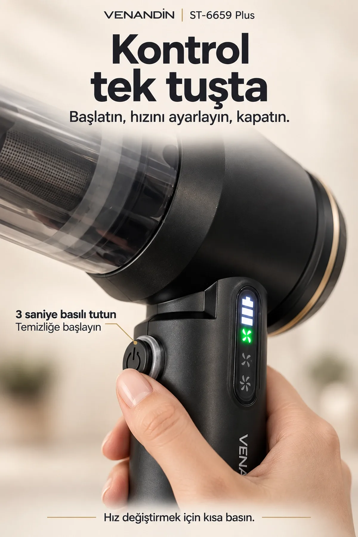 VENANDİN ST-6659 PLUS ARAÇ VAKUMLU SÜPÜRGE - Görsel 10