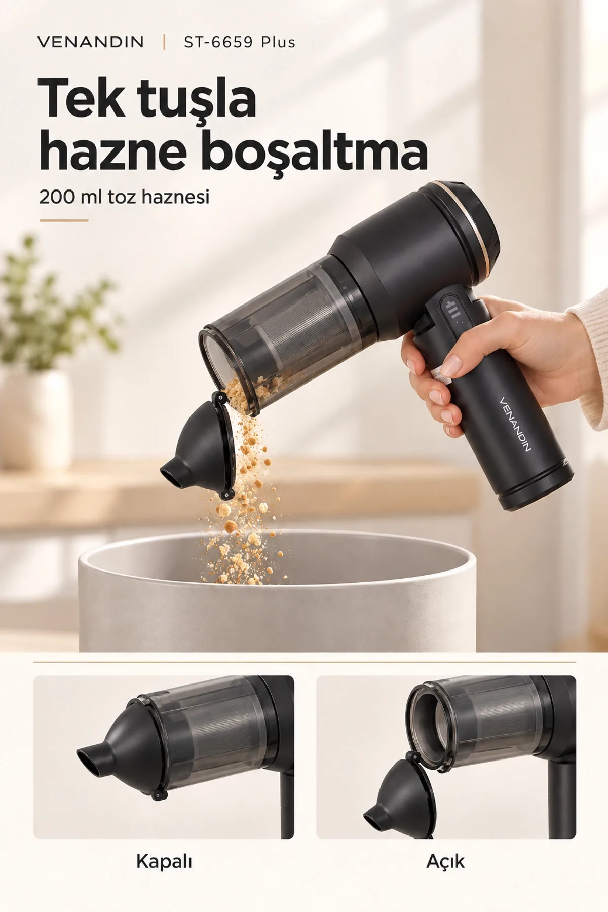 VENANDİN ST-6659 PLUS ARAÇ VAKUMLU SÜPÜRGE - Görsel 11