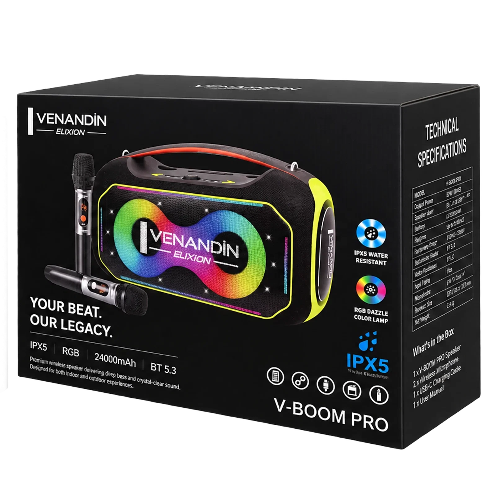 VENANDİN V-BOOM PRO HOPARLÖR - Görsel 4