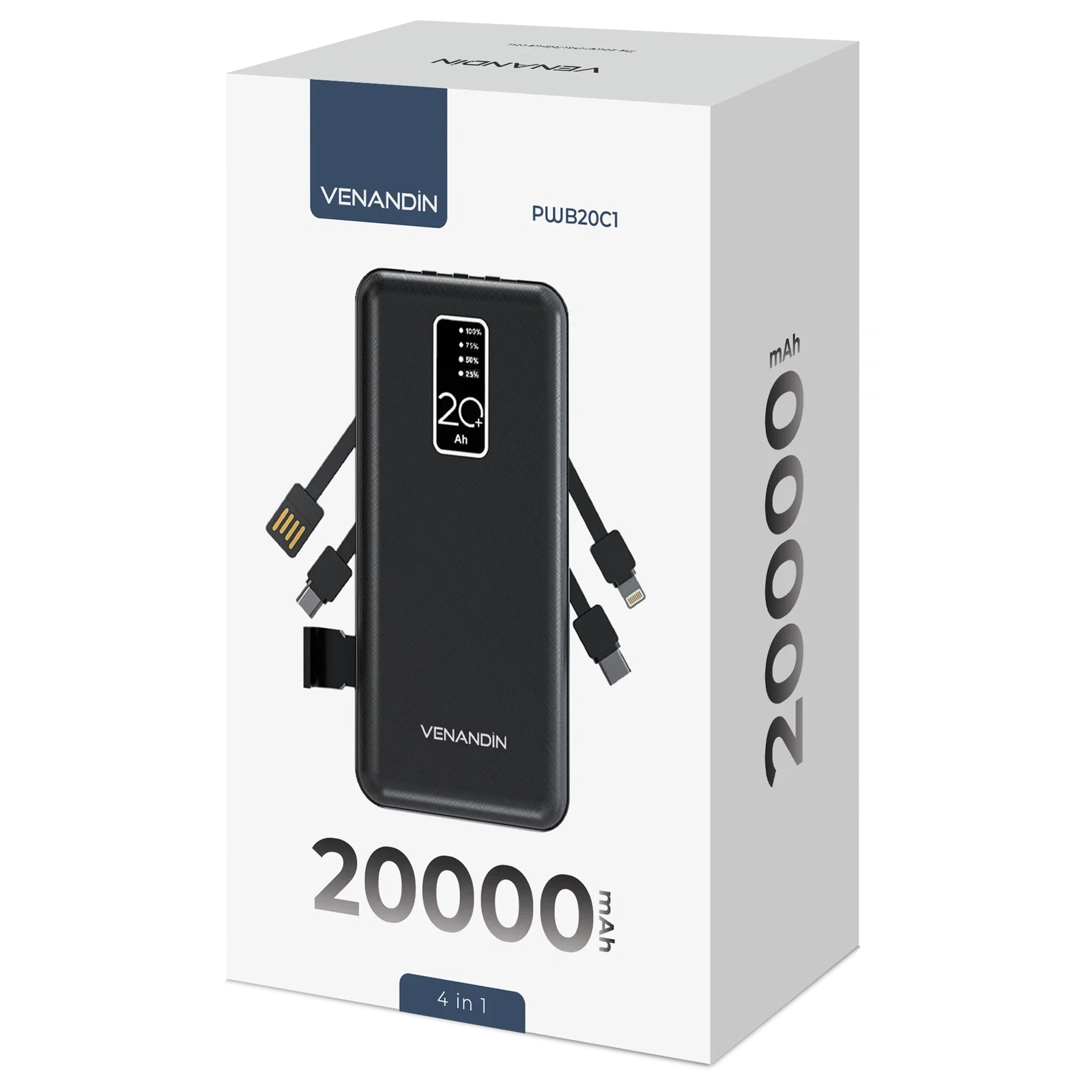 VENANDİN PWB20C1 10W 20,000MAH POWERBANK - Görsel 5