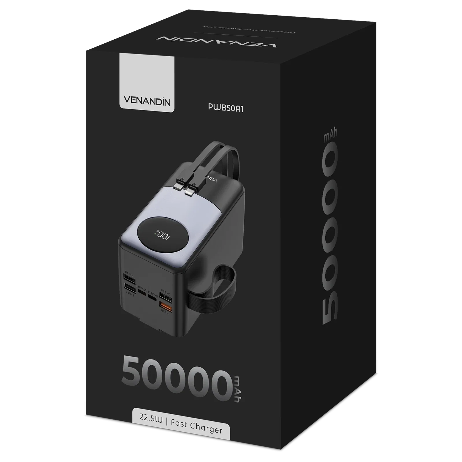 VENANDİN PWB50A1 22,5W 50,000MAH POWERBANK - Görsel 5