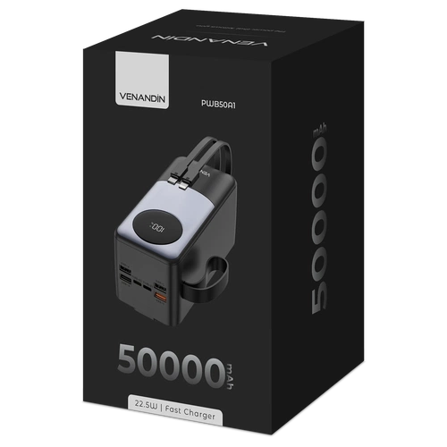 VENANDİN PWB50A1 22,5W 50,000MAH POWERBANK - Görsel 5