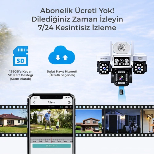 VENANDİN OPTİX PRO CAMPTX-002 GÜVENLİK KAMERASI - Görsel 3