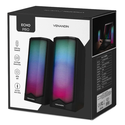 VENANDİN SPECH-002 ECHO PRO BİLGİSAYAR HOPARLÖRÜ - Görsel 4