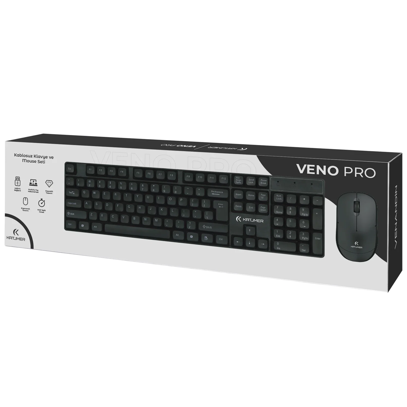 KATJMER KMSVN-002 VENO PRO KLAVYE MOUSE SETİ - Görsel 5