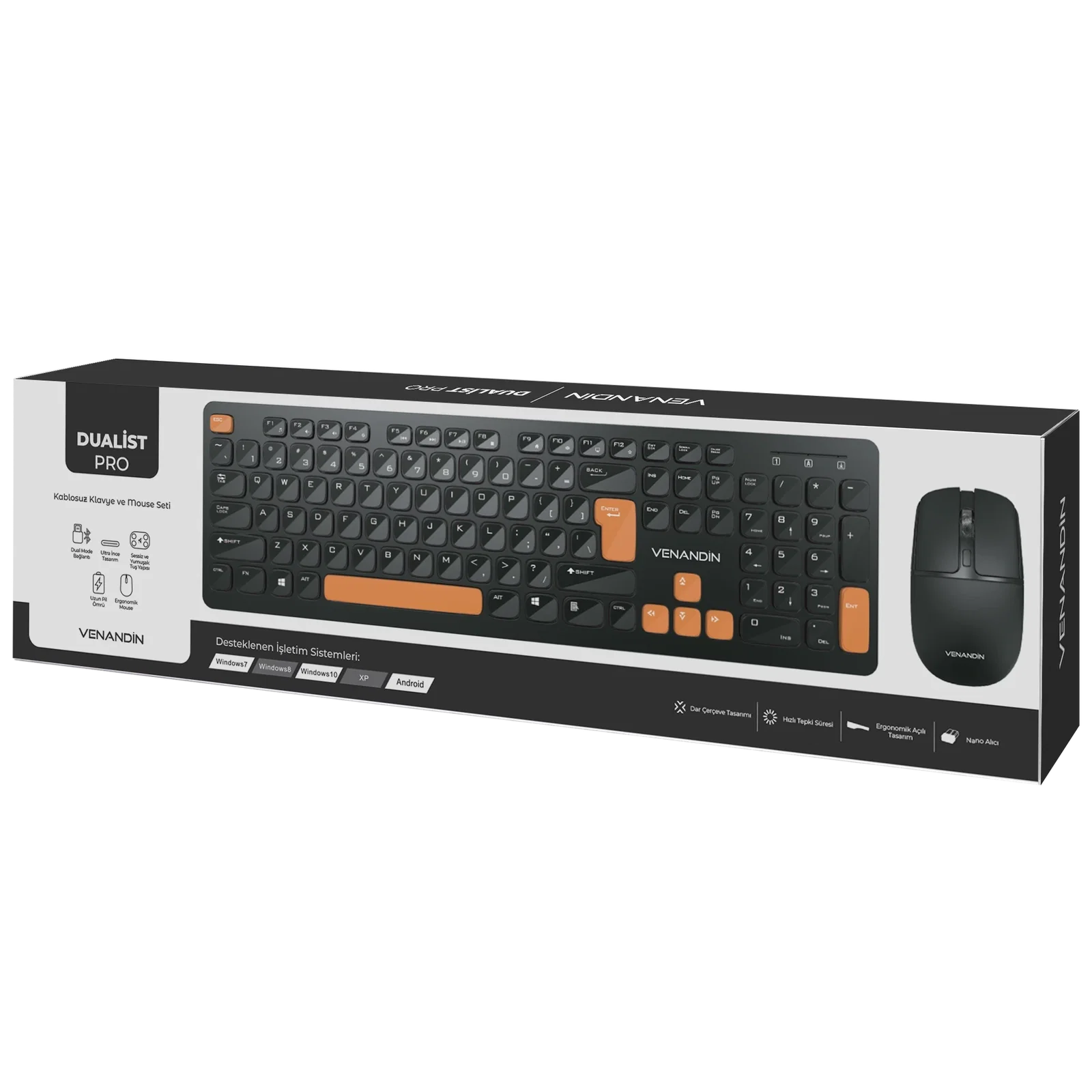 VENANDİN KMSDT-002 DUALİST PRO KLAVYE MOUSE SETİ - Görsel 5