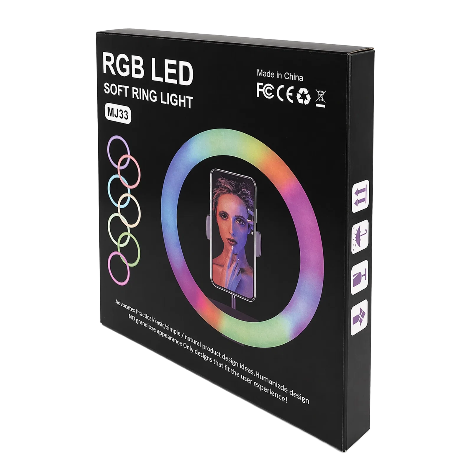 KATJMER MJ33 13inç RGB RİNG LİGHT - Görsel 5