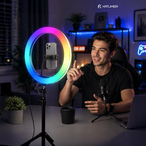 KATJMER MJ33 13inç RGB RİNG LİGHT - Görsel 4