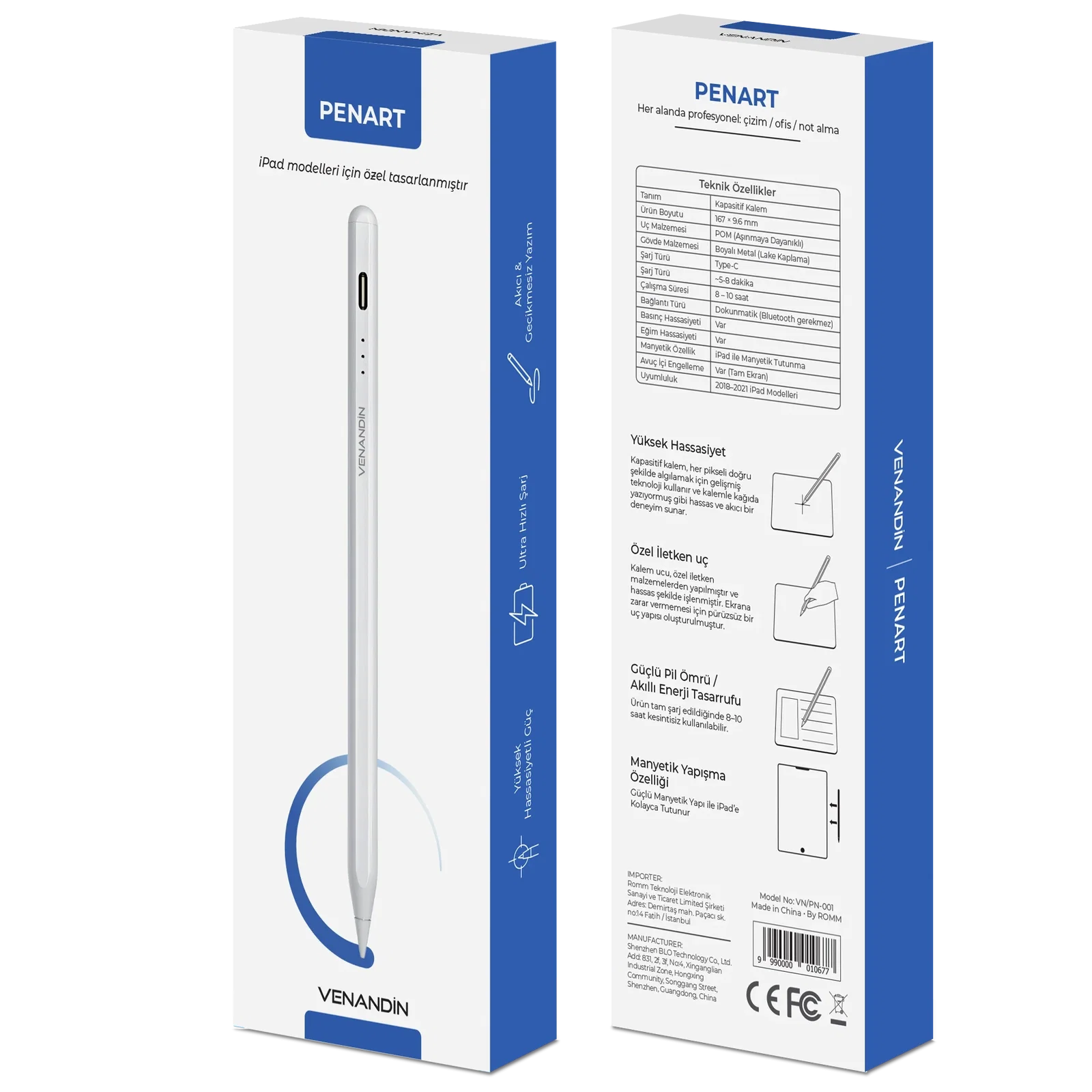 VENANDİN VN/PN-001 PENART TABLET KALEMİ - Görsel 4
