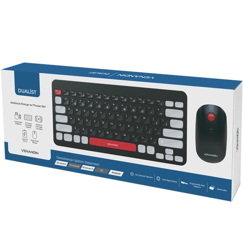 VENANDİN KMSDT-001 DUALİST KLAVYE MOUSE SETİ - Görsel 5