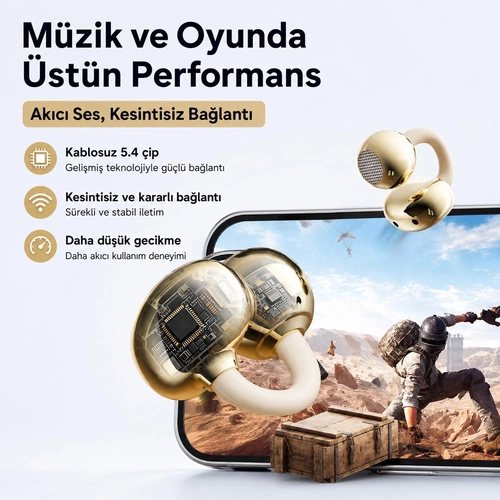 KATJMER KJ/RB-001 RİNG BUDS BLUETOOTH EARPHONE - Görsel 2
