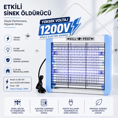KATJMER KJ/BZ-001 SİNEK ÖLDÜRÜCÜ - Görsel 2