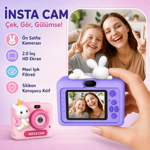 KATJMER KJ/NC-001 İNSTACAM ÇOCUK KAMERASI - Görsel 3