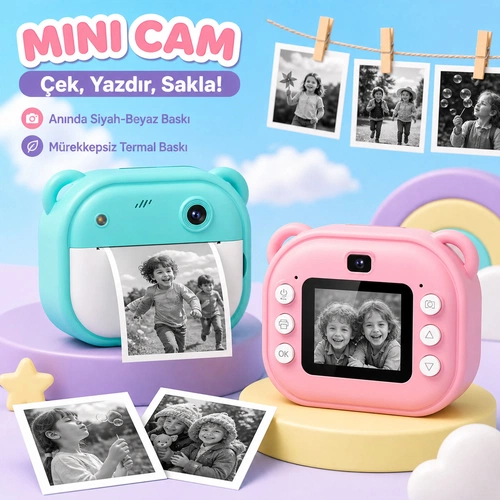 KATJMER KJ/MC-001 MİNİCAM ÇOCUK KAMERASI - Görsel 2