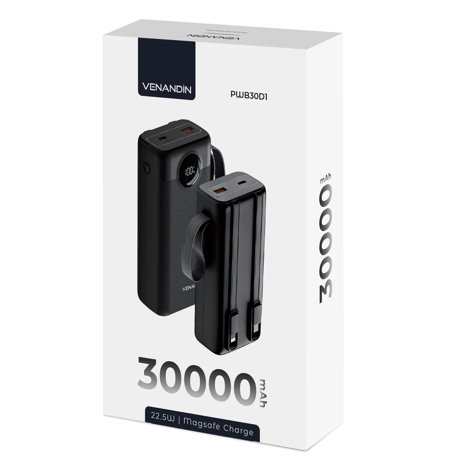 VENANDİN PWB30D1 22,5W 30,000MAH POWERBANK - Görsel 3