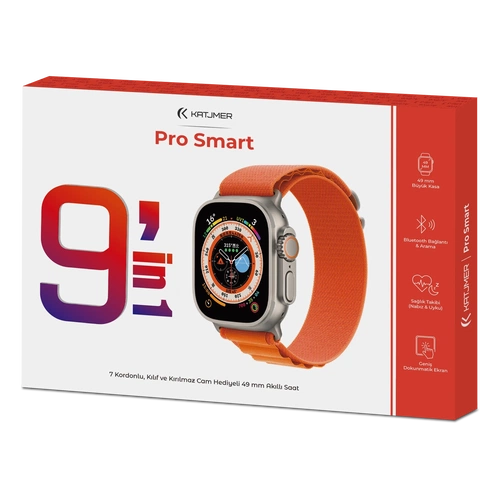 KATJMER KJ/PS-001 PRO SMART 9İN1 7 KORDONLU AKILLI SAAT - Görsel 4