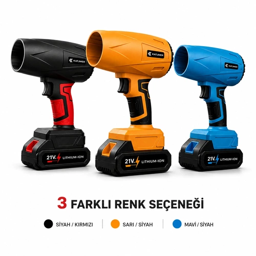 KATJMER KJ/TX-001 TURBO X TAŞINABİLİR TURBO HAVA ÜFLEYİCİ - Görsel 2
