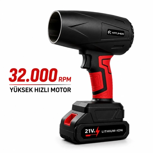 KATJMER KJ/TX-001 TURBO X TAŞINABİLİR TURBO HAVA ÜFLEYİCİ - Görsel 1