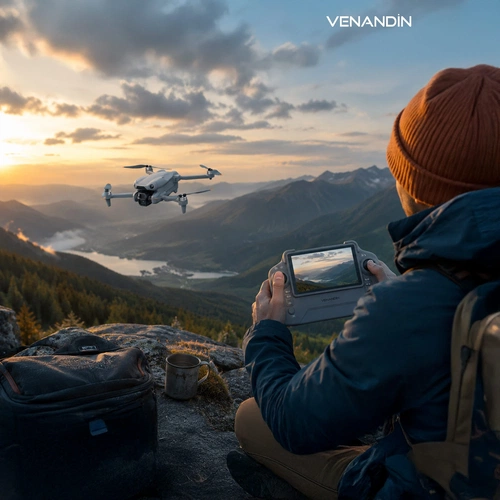 VENANDİN R28 VenüsX Çift Kameralı Katlanabilir Drone 480P, Fırçasız Motor, Wi-Fi Görüntü Aktarımı, Engelden Kaçınma - Görsel 3