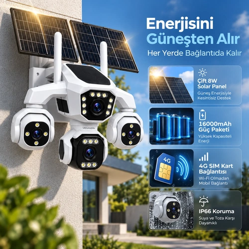 VENANDİN CAMSNTR-003 SENTRA ULTRA 4G GÜVENLİK KAMERASI - Görsel 3