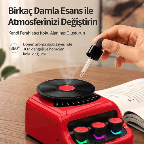 VENANDİN Z18 GROMO BLUETOOTH HOPARLÖR - KIRMIZI - Görsel 2